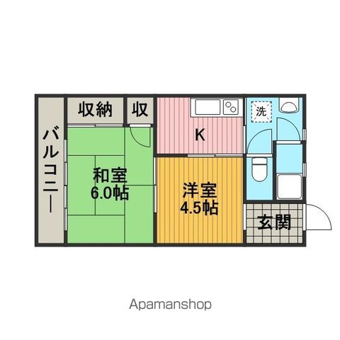 中央ハイツの間取り写真