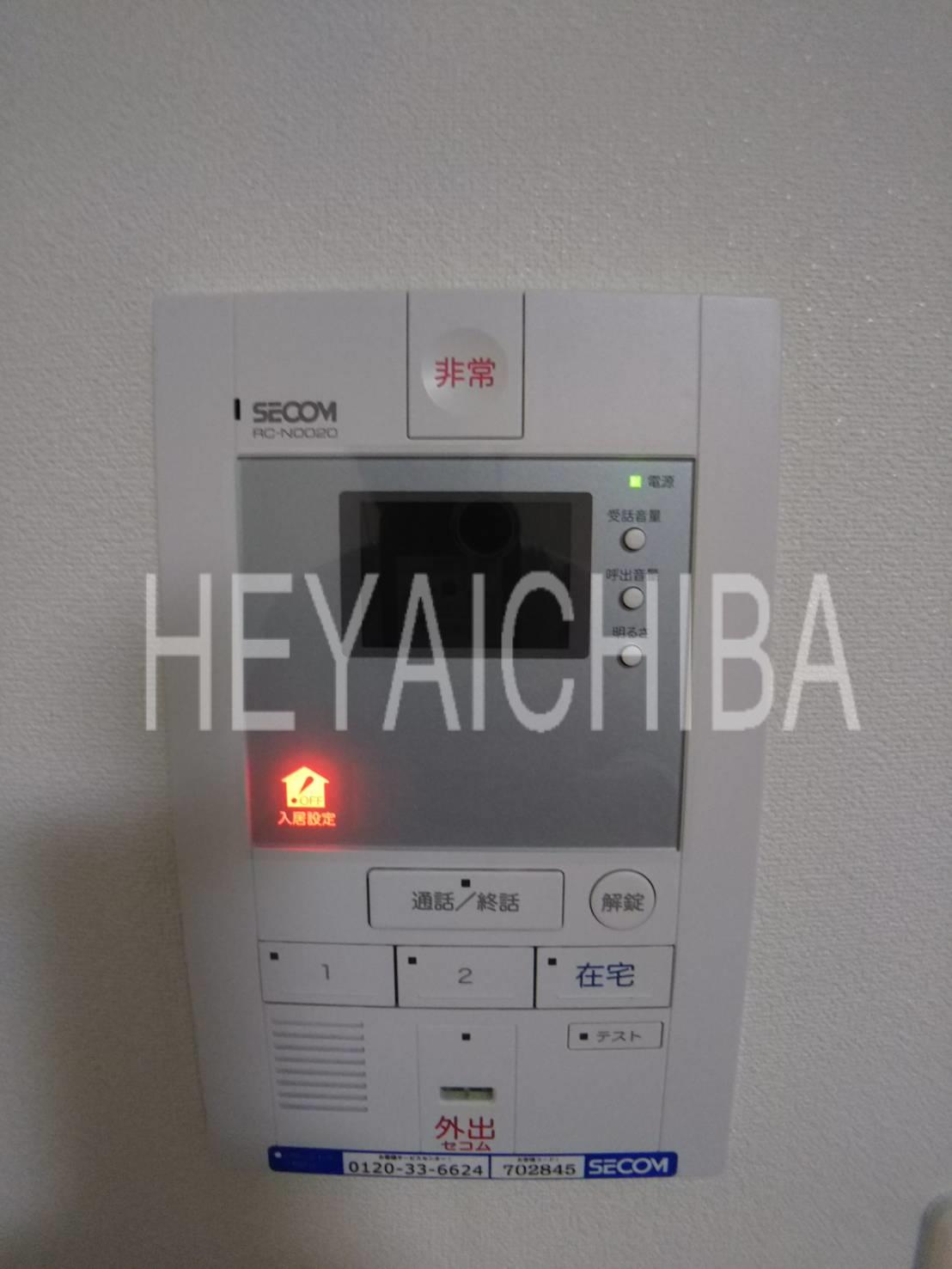 セキュリティ　モニター付きインターホン