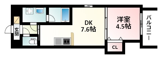CASSIA新大阪の間取り写真