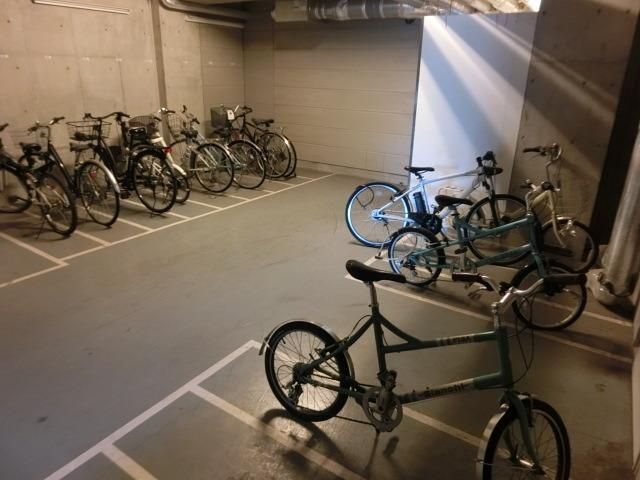 駐車場　駐輪場です。