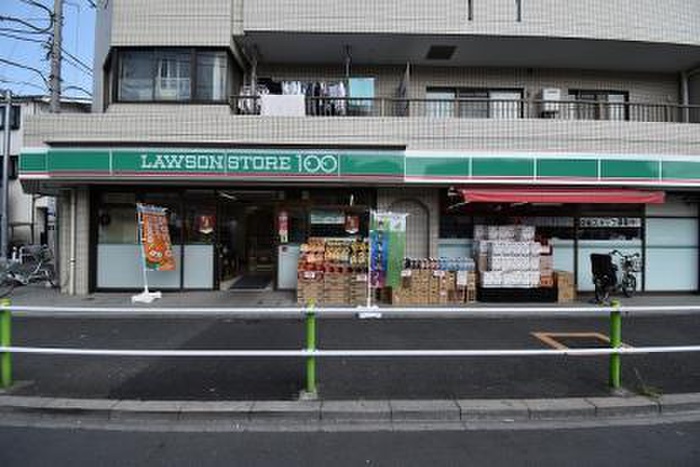 コンビニ　ローソンストア100　板橋西台三丁目店（コンビニ）まで438m