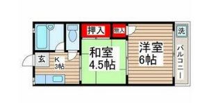 島本コーポの間取り写真