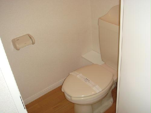 トイレ　トイレはシンプルなタイプ。