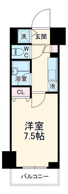 フェニックス横濱関内BAYGAIAの間取り写真