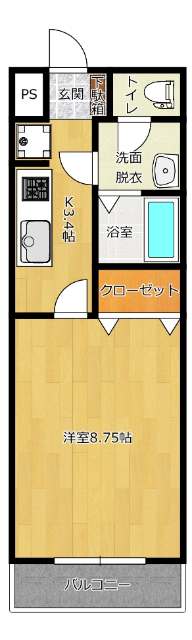 アルカディアの間取り写真