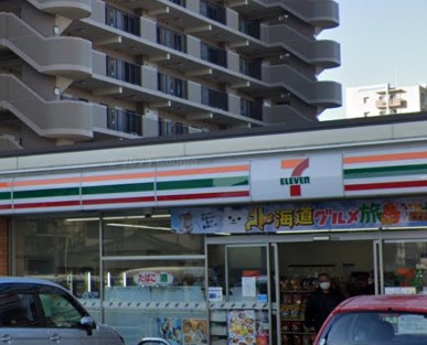 コンビニ　セブンイレブン 船橋海神町南店（コンビニ）まで450m