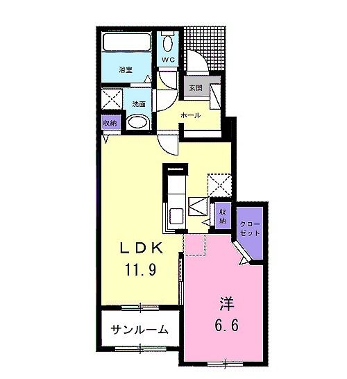 フォルテシモの間取り写真