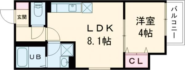 南海高野線 北野田駅 徒歩7分 3階建 築3年の間取り写真