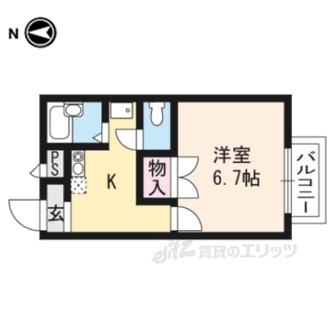 プレジ-ル笹川の間取り写真