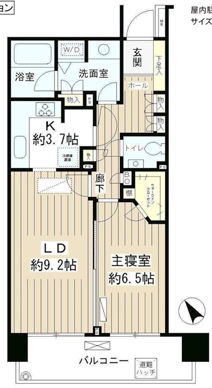 ＪＲ山手線 田町駅 徒歩16分 12階建 築35年の間取り写真