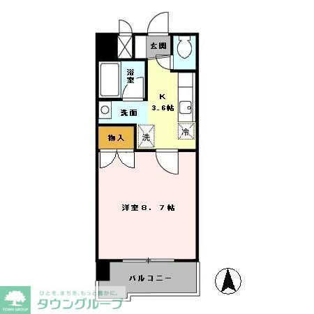 アムールシャトーの間取り写真