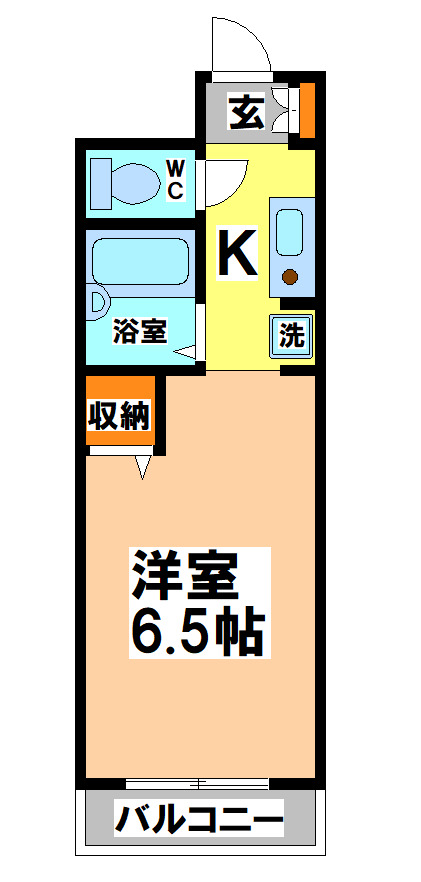 ＪＲ中央線 三鷹駅 徒歩3分 9階建 築30年の間取り写真