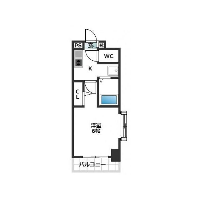 スカイコート浜松町の間取り写真