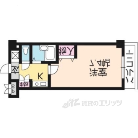 アローズマンションの間取り写真