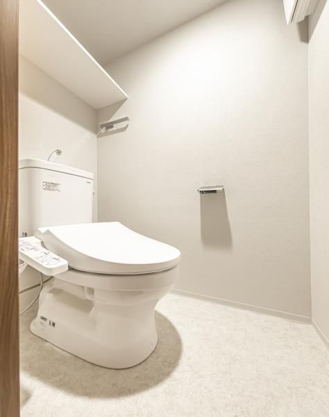 トイレ　ゆったりとした空間のトイレです