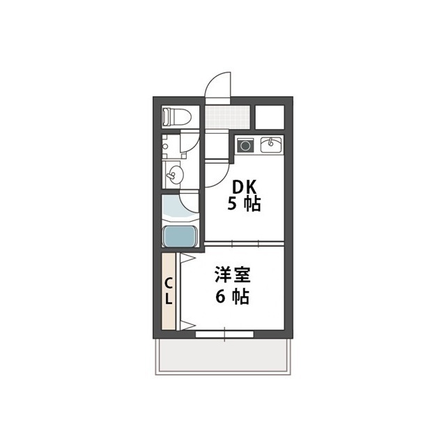 CORRECT FORET住道の間取り写真