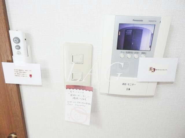 セキュリティ　モニター付インターホンです。