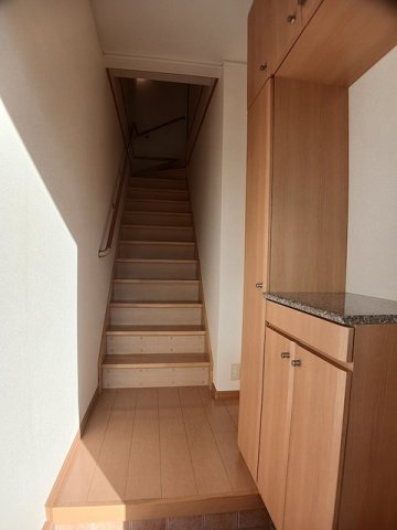 玄関　明るい玄関です