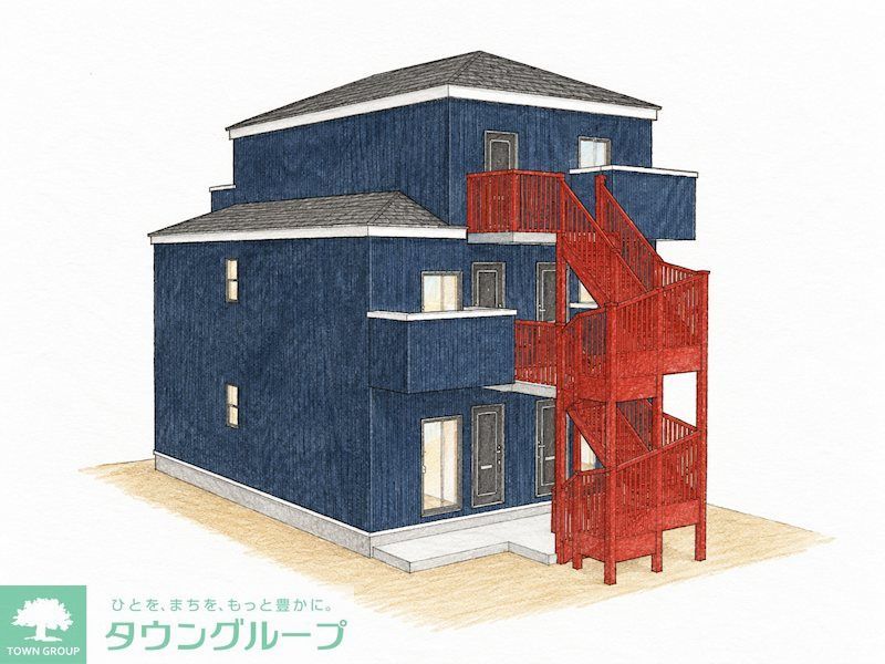 建物外観　防音仕様のQUIETシリーズ物件登場！！外観イメージイラス…