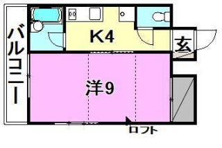 ヴィラ花みずきの間取り