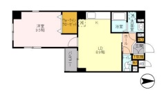 文京区湯島のマンションの間取り