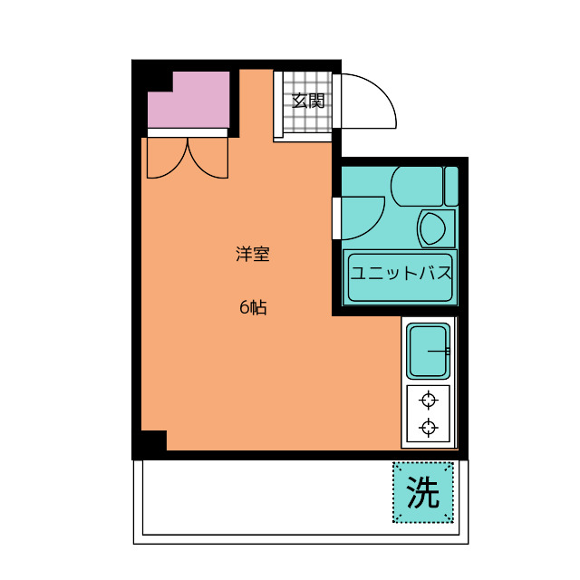 メゾン船橋法典の間取り