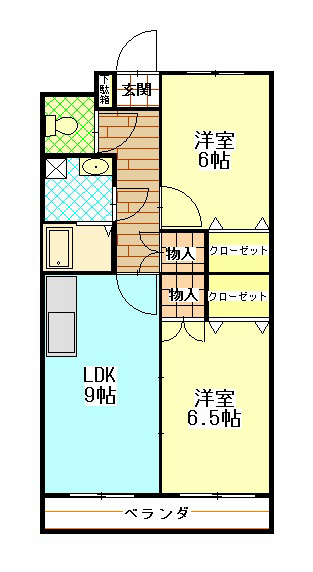 グロワールの間取り