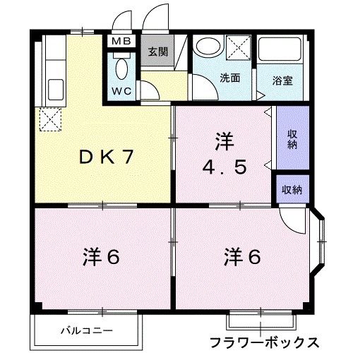 スズキパースィモンの間取り