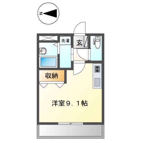 エメラルド　ノービレIIの間取り