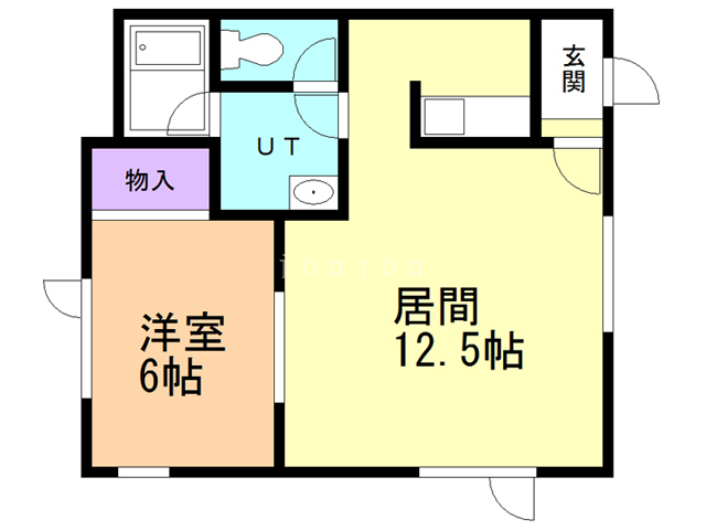 コーポＳＡＣＨＩの間取り