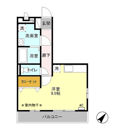 神奈川県相模原市南区南台３（アパート）の賃貸物件の間取り