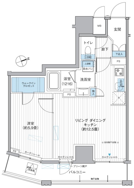 栖-すみか-浅草蔵前の間取り