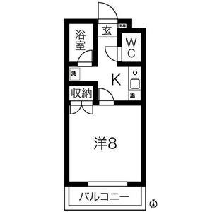 フォルム水前寺南の間取り