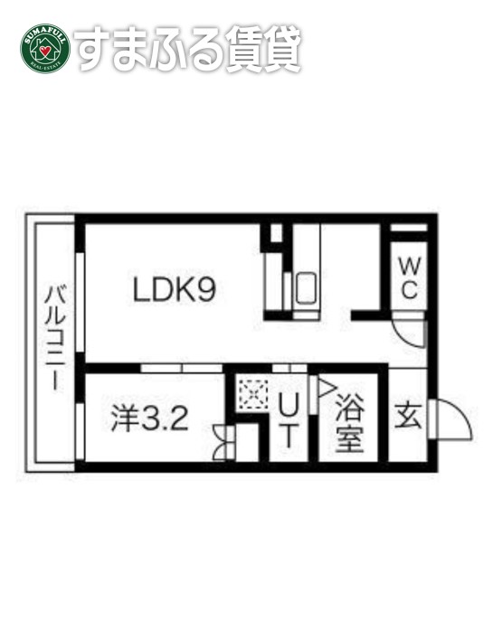 竜美丘Residenceの間取り