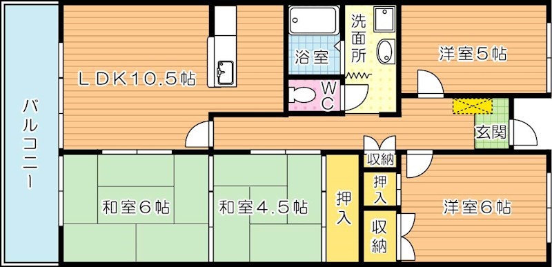 センチュリーヤハタの間取り