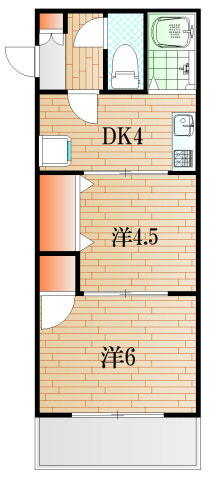 下関市武久町のマンションの間取り