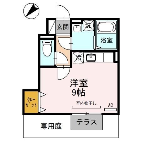 姫路市別所町別所のアパートの間取り