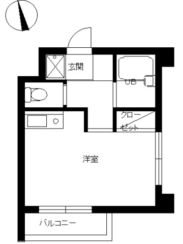 スカイコート目白の間取り