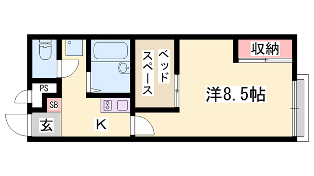 レオパレス末政の間取り