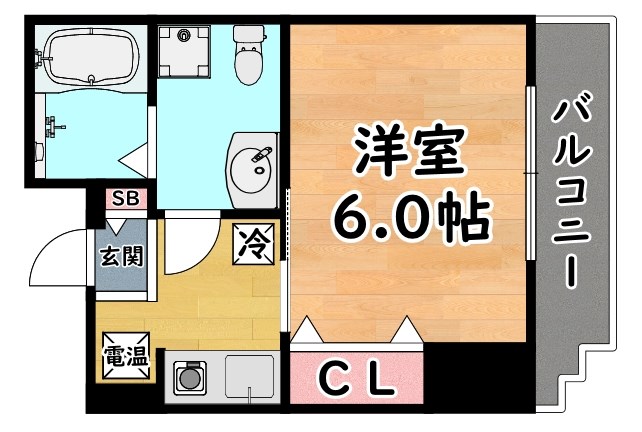 神戸市灘区岸地通のマンションの間取り