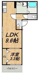 【名古屋市南区大同町のアパートの間取り】