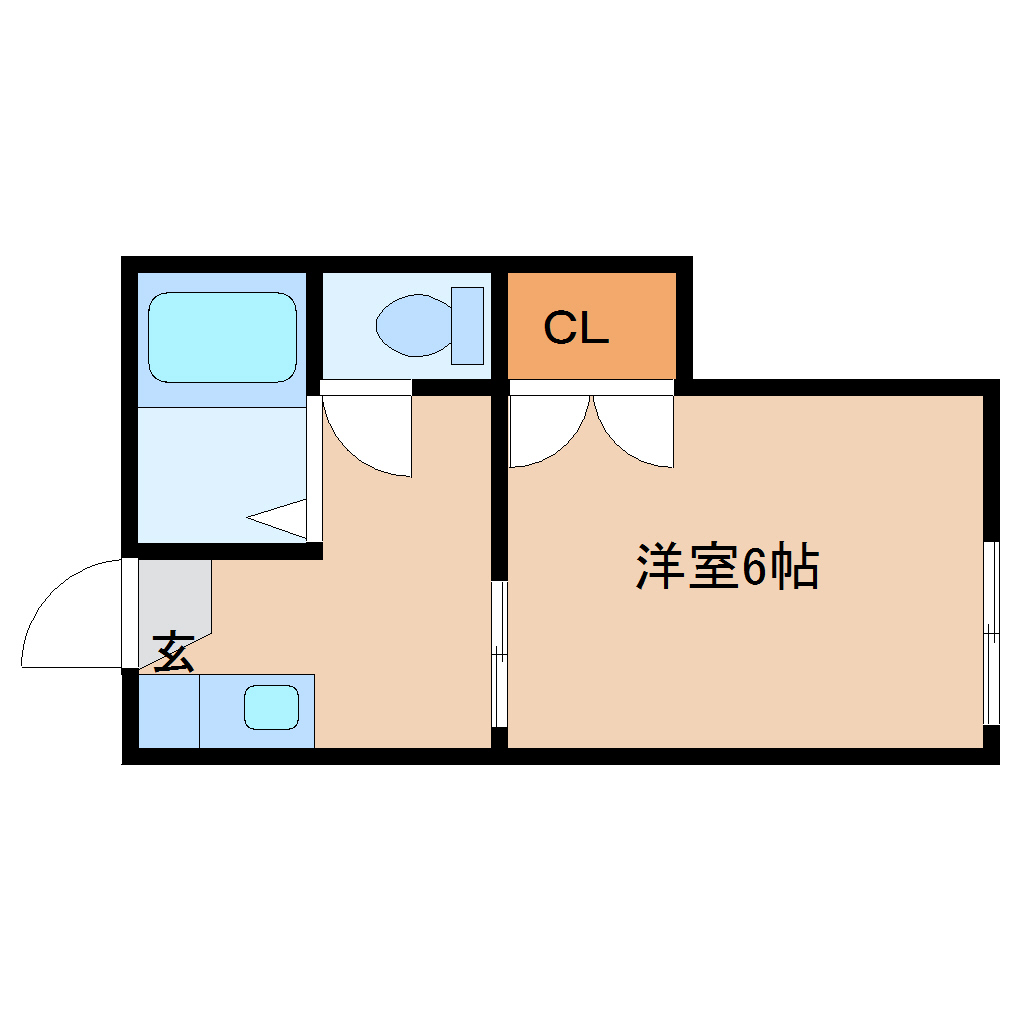 メゾン石名坂の間取り