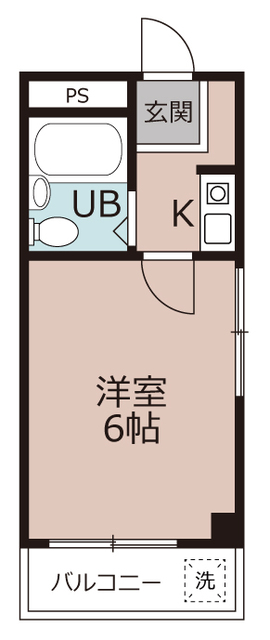 岡本ハイツの間取り