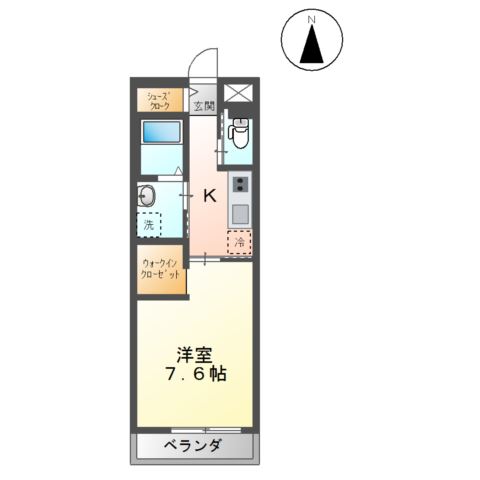 盛岡市津志田中央3丁目築7年の間取り