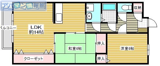 コーポ・ウィングの間取り