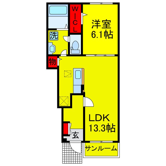 エクセレント　ヴィラIIの間取り