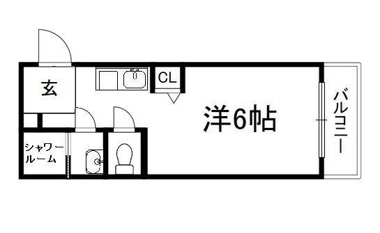 シティハイツ桃山の間取り