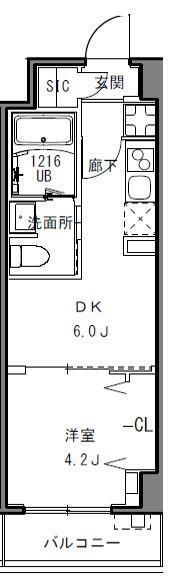 Ｓ－ＲＥＳＩＤＥＮＣＥ目黒大岡山の間取り