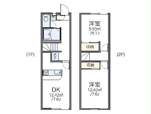 レオパレスラメールの間取り