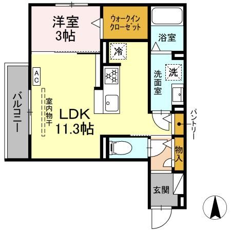 D-Hills　篠ケ瀬の間取り